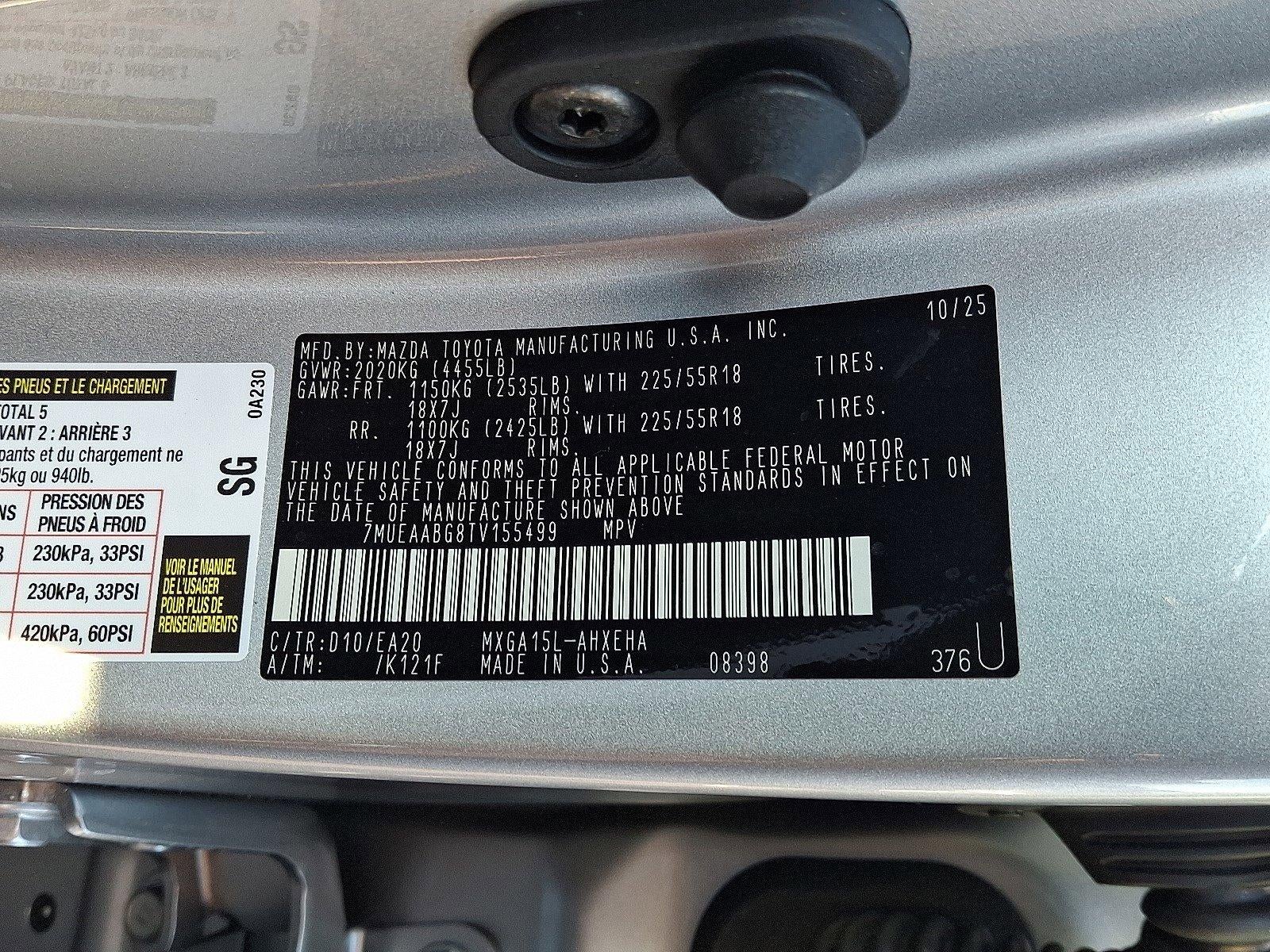 2026 Toyota Corolla Cross XLE 4WD (Natl)