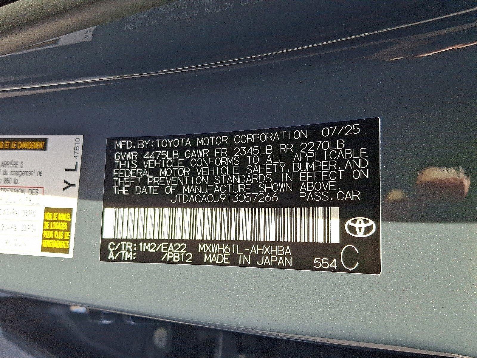 2026 Toyota Prius Plug-In Hybrid Nightshade (Natl)