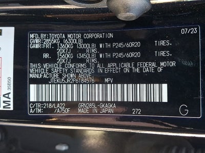 2023 Toyota 4Runner Limited 4WD (Natl)