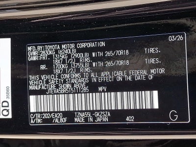 2026 Toyota 4Runner TRD Off Road Premium 4WD (Natl)