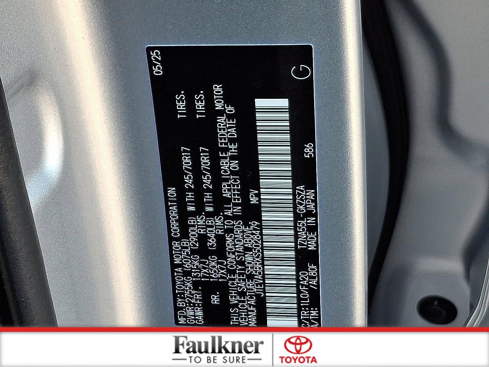 2025 Toyota 4Runner SR5 4WD (GS)