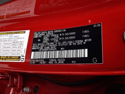 2026 Toyota 4Runner TRD Sport Premium 4WD (Natl)