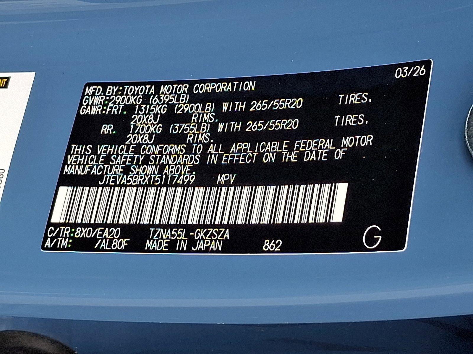 2026 Toyota 4Runner TRD Sport Premium 4WD (Natl)