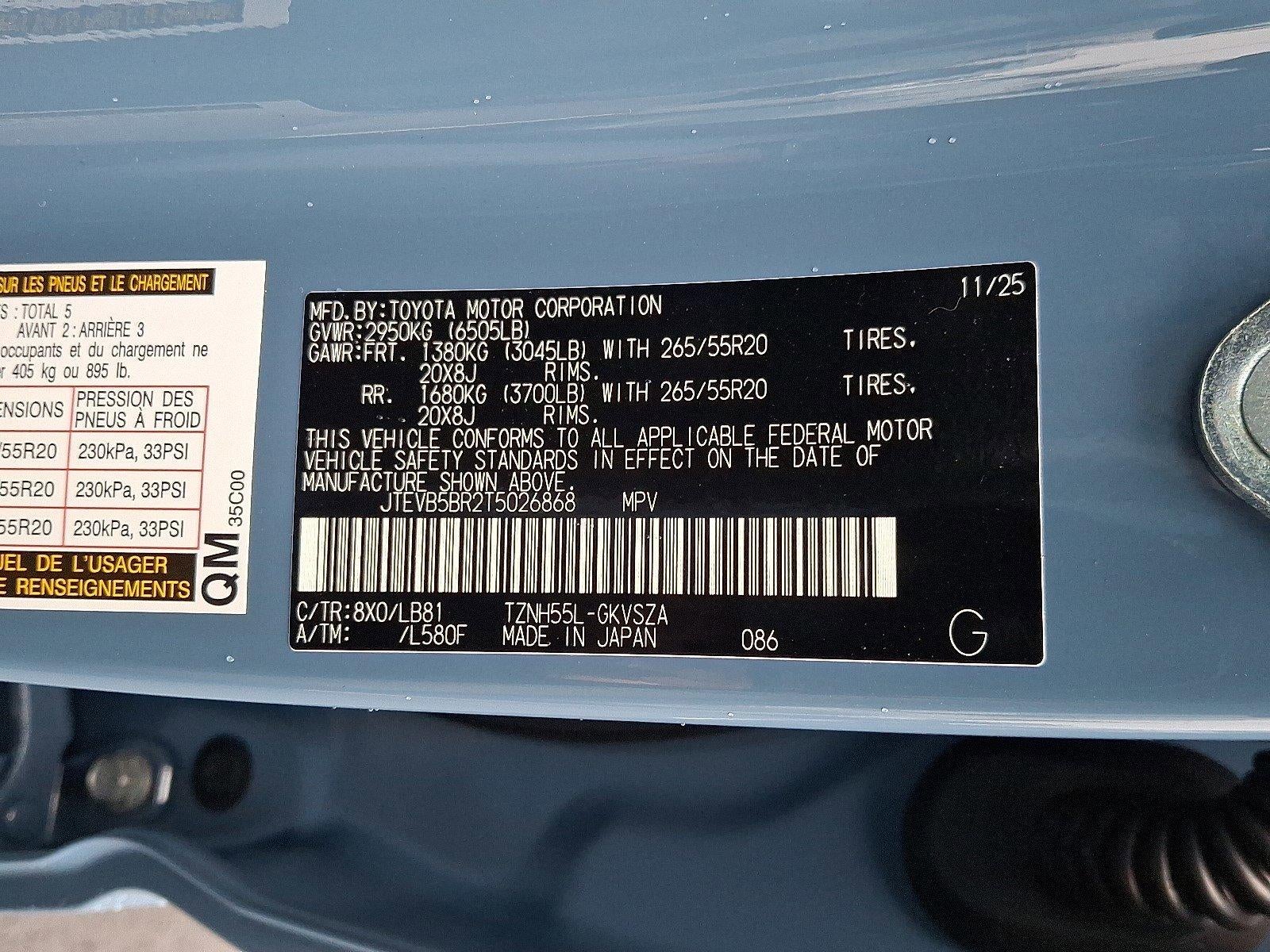 2026 Toyota 4Runner Hybrid TRD Pro 4WD (Natl)