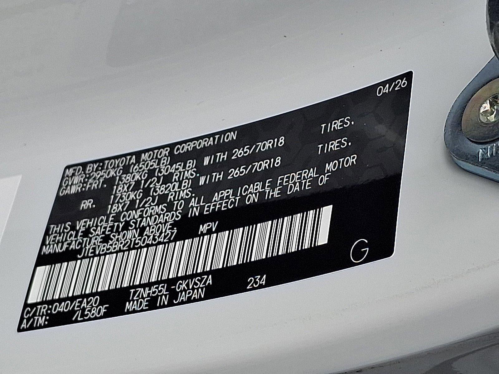 2026 Toyota 4Runner Hybrid TRD Off Road Premium 4WD (Natl)