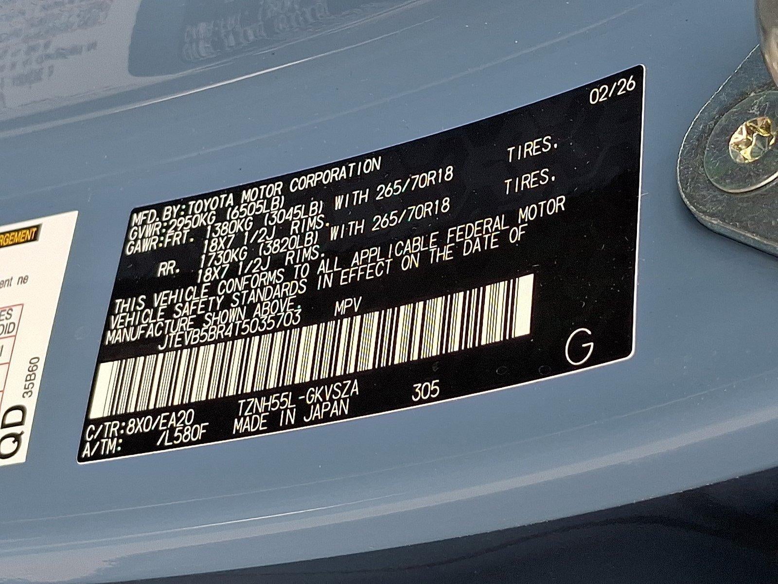 2026 Toyota 4Runner Hybrid TRD Off Road Premium 4WD (Natl)