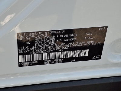 2026 Toyota bZ XLE Plus FWD (Natl)