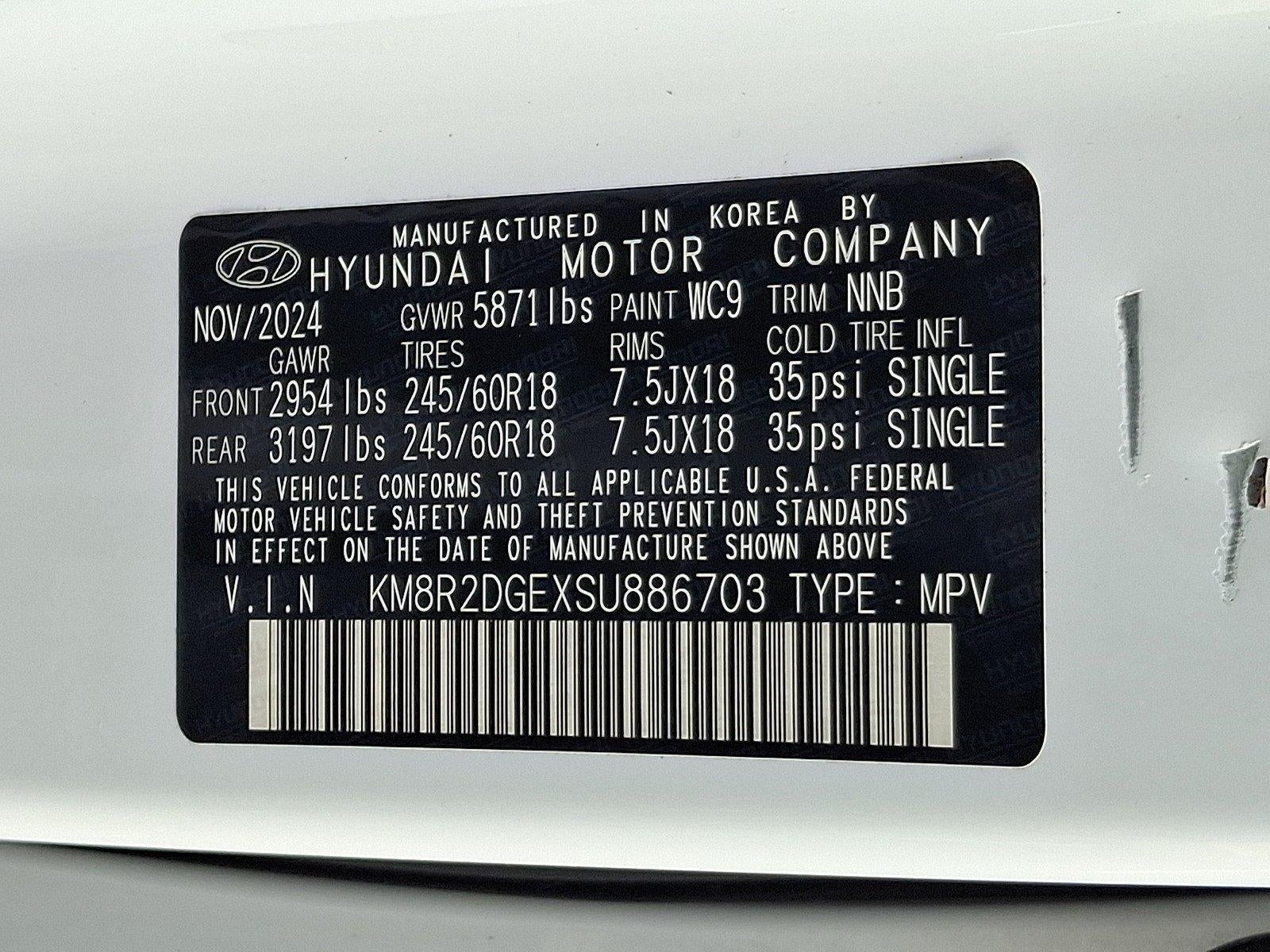 2025 Hyundai PALISADE SEL AWD
