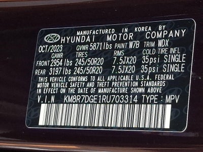 2024 Hyundai PALISADE Calligraphy AWD