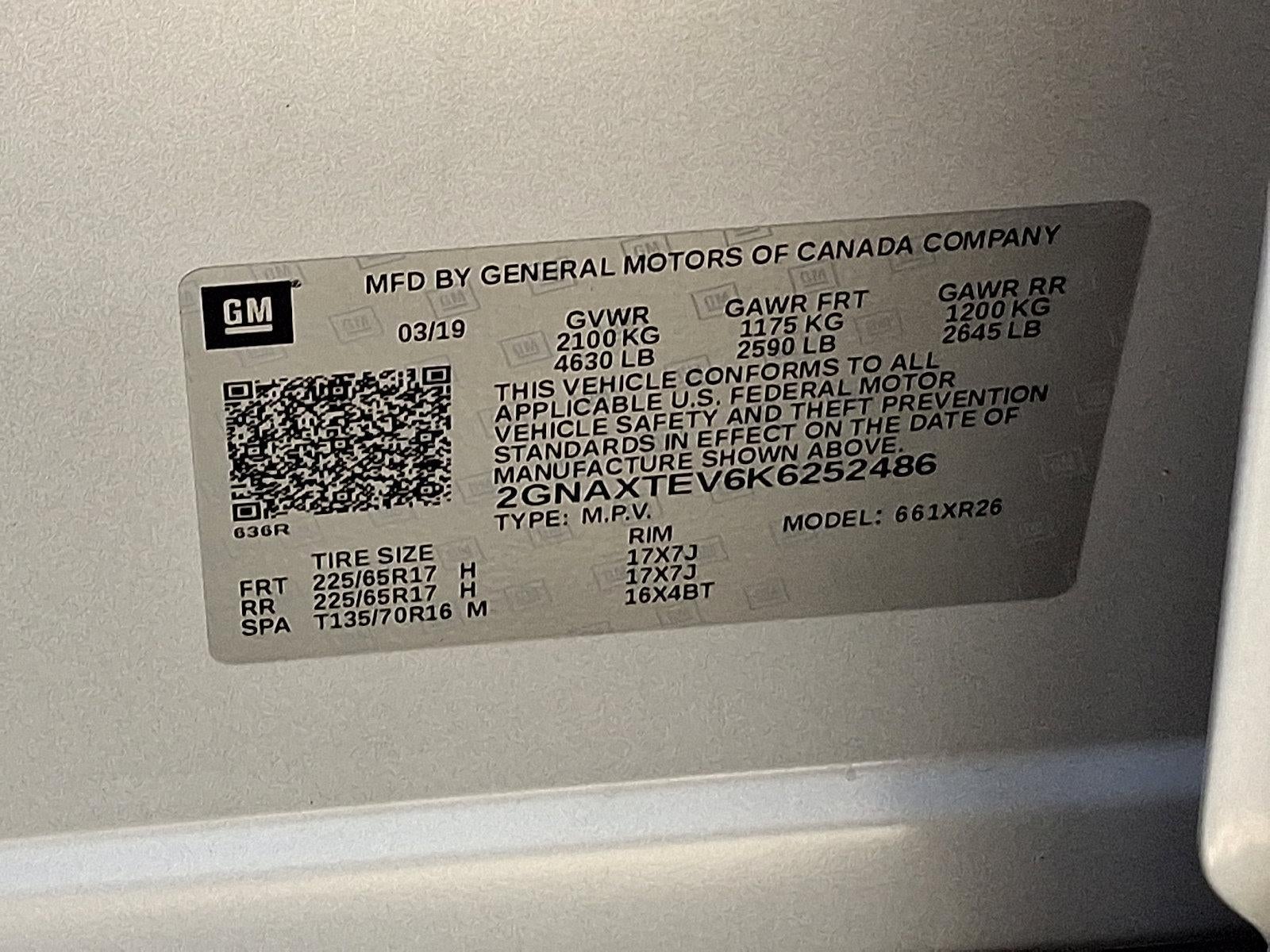 2019 Chevrolet Equinox AWD LT