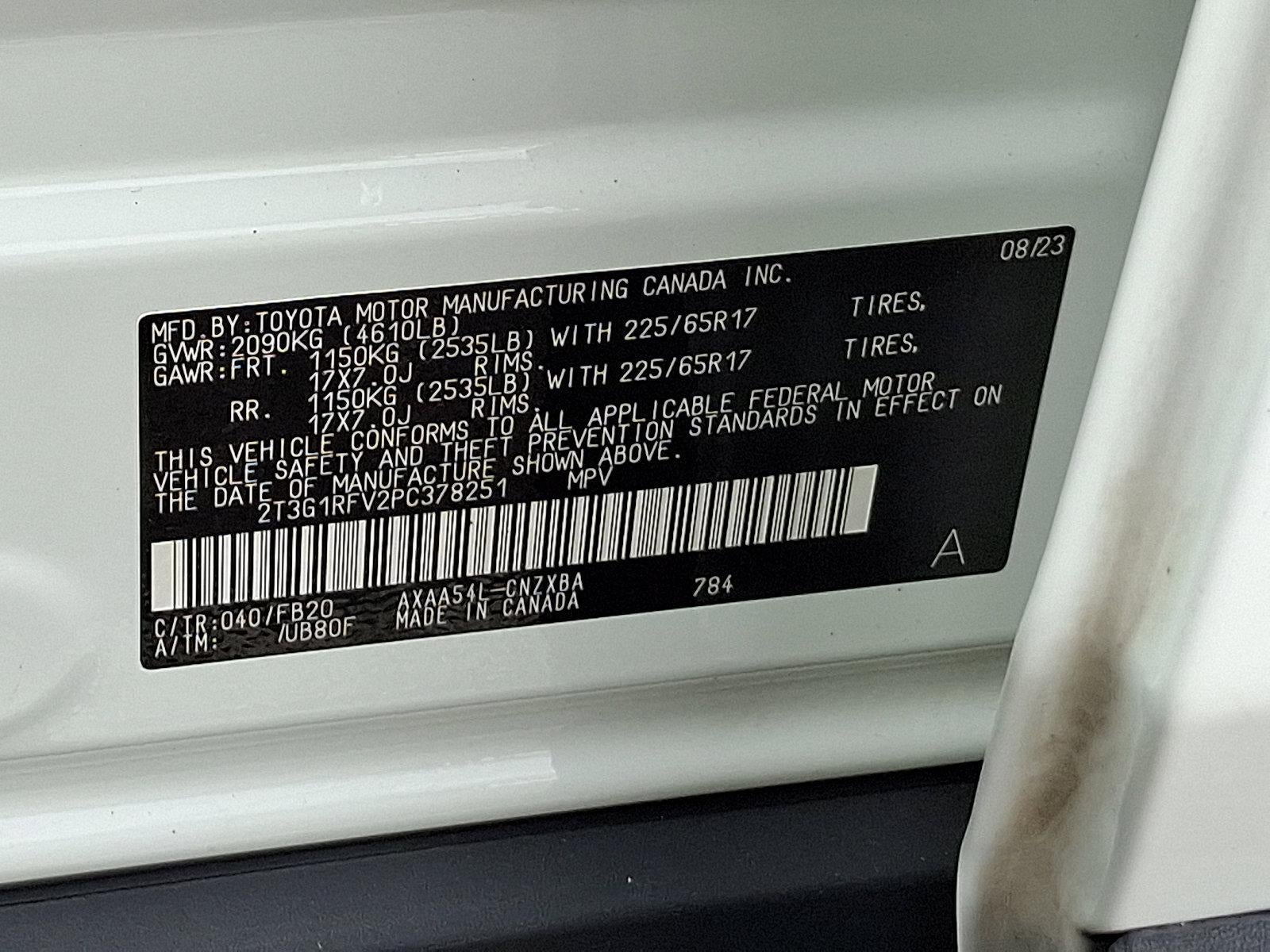 2023 Toyota RAV4 LE AWD (Natl)