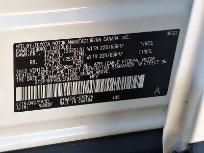 2022 Toyota RAV4 XLE AWD (Natl)