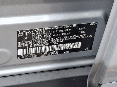 2025 Toyota RAV4 XLE AWD (Natl)