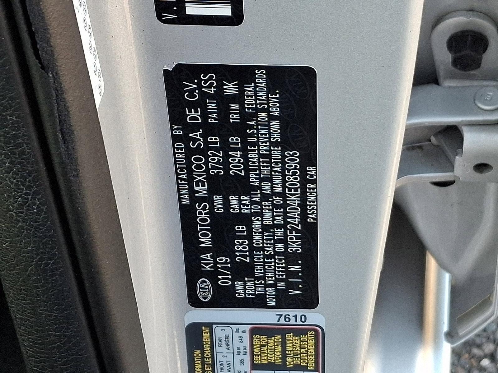 2019 Kia Forte LXS IVT