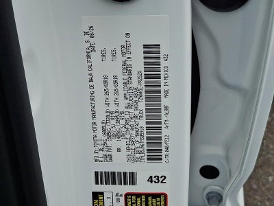 2026 Toyota Tacoma 4WD 4WD TRD Sport Double Cab 5' Bed AT (Natl)
