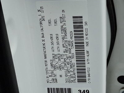 2026 Toyota Tacoma 4WD 4WD TRD Sport Double Cab 5' Bed AT (Natl)