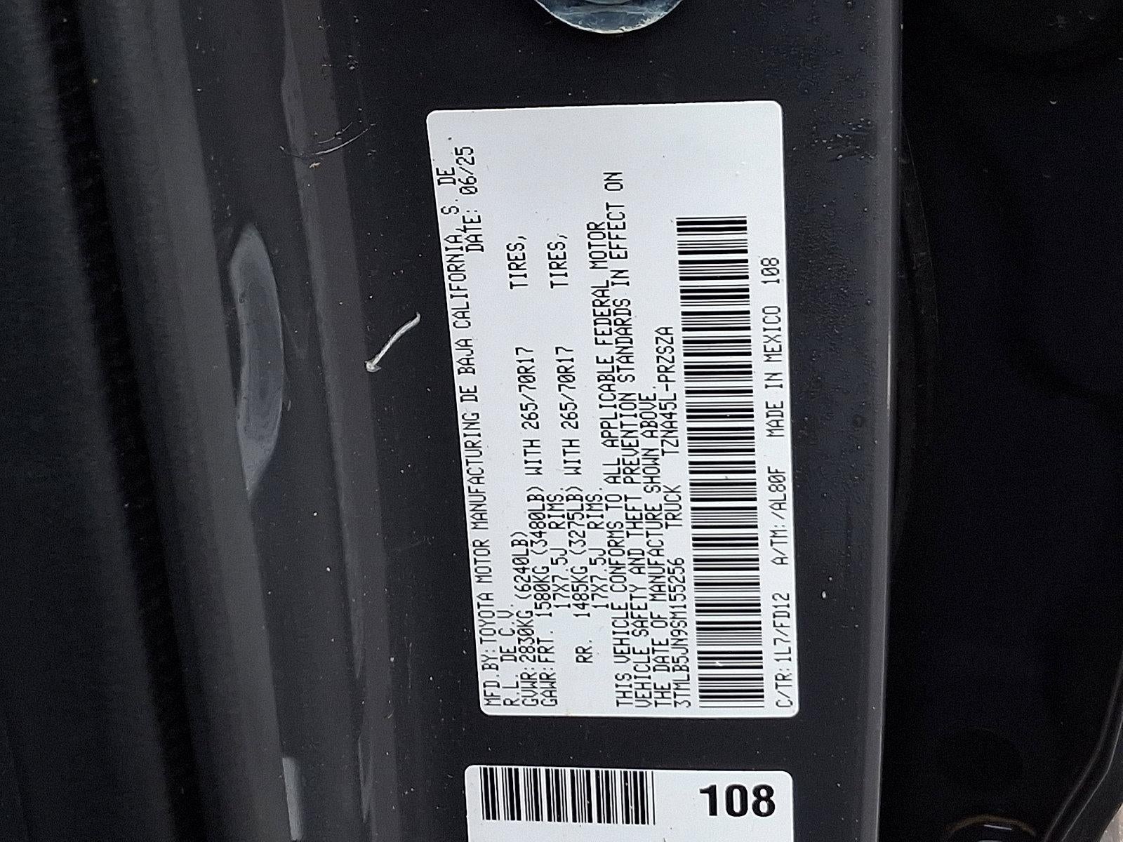 2025 Toyota Tacoma 4WD 4WD TRD Off Road Double Cab 5' Bed AT (Natl)