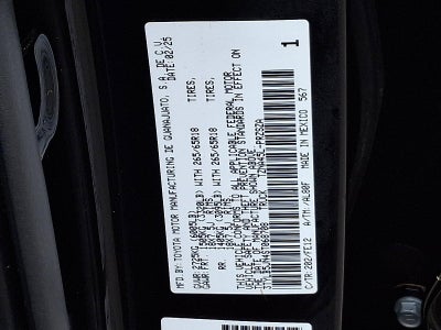 2025 Toyota Tacoma 4WD 4WD TRD Sport Double Cab 5' Bed AT (Natl)