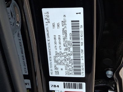 2026 Toyota Tacoma 4WD 4WD TRD Sport Hybrid Double Cab 5' Bed AT (Natl)