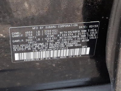 2023 Subaru Outback Limited CVT