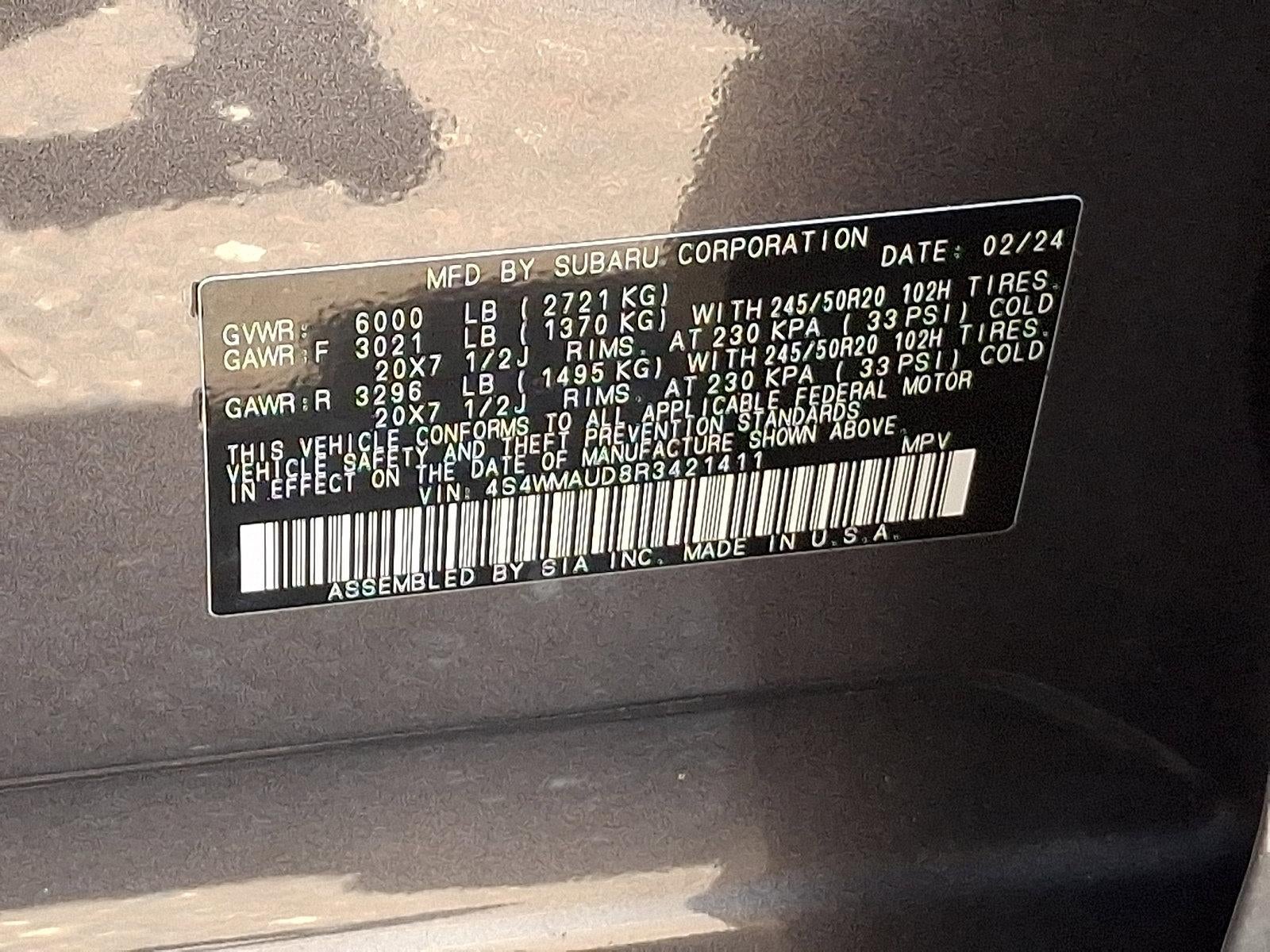 2024 Subaru Ascent Limited 7-Passenger