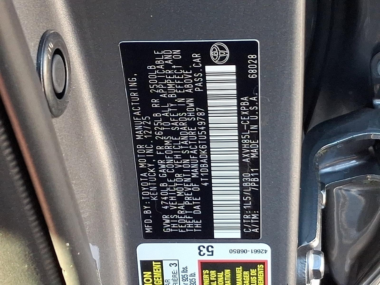 2026 Toyota Camry XSE AWD (Natl)