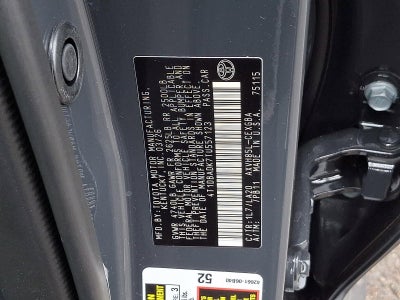 2026 Toyota Camry XLE AWD (Natl)