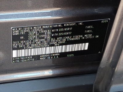 2024 Toyota RAV4 Hybrid XLE AWD (Natl)