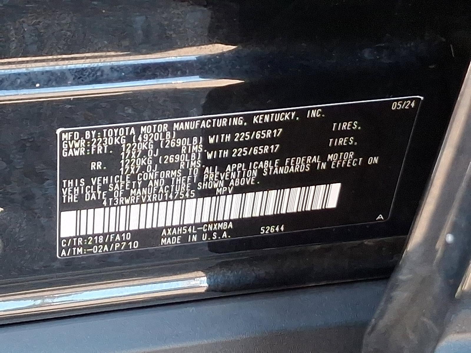 2024 Toyota RAV4 Hybrid XLE AWD (Natl)