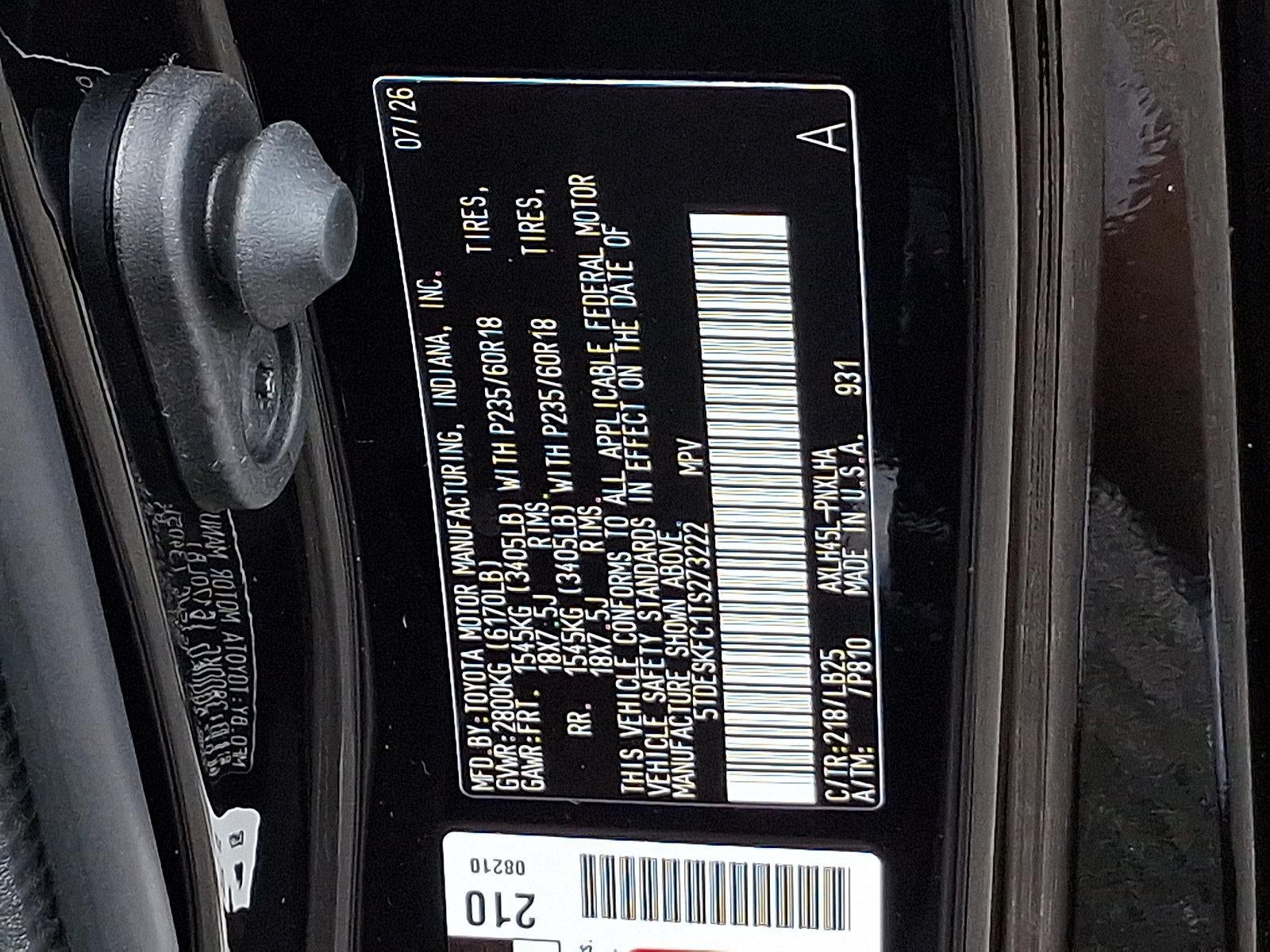 2026 Toyota Sienna Platinum AWD 7-Passenger (GS)