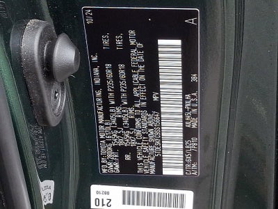 2025 Toyota Sienna Platinum AWD 7-Passenger (Natl)