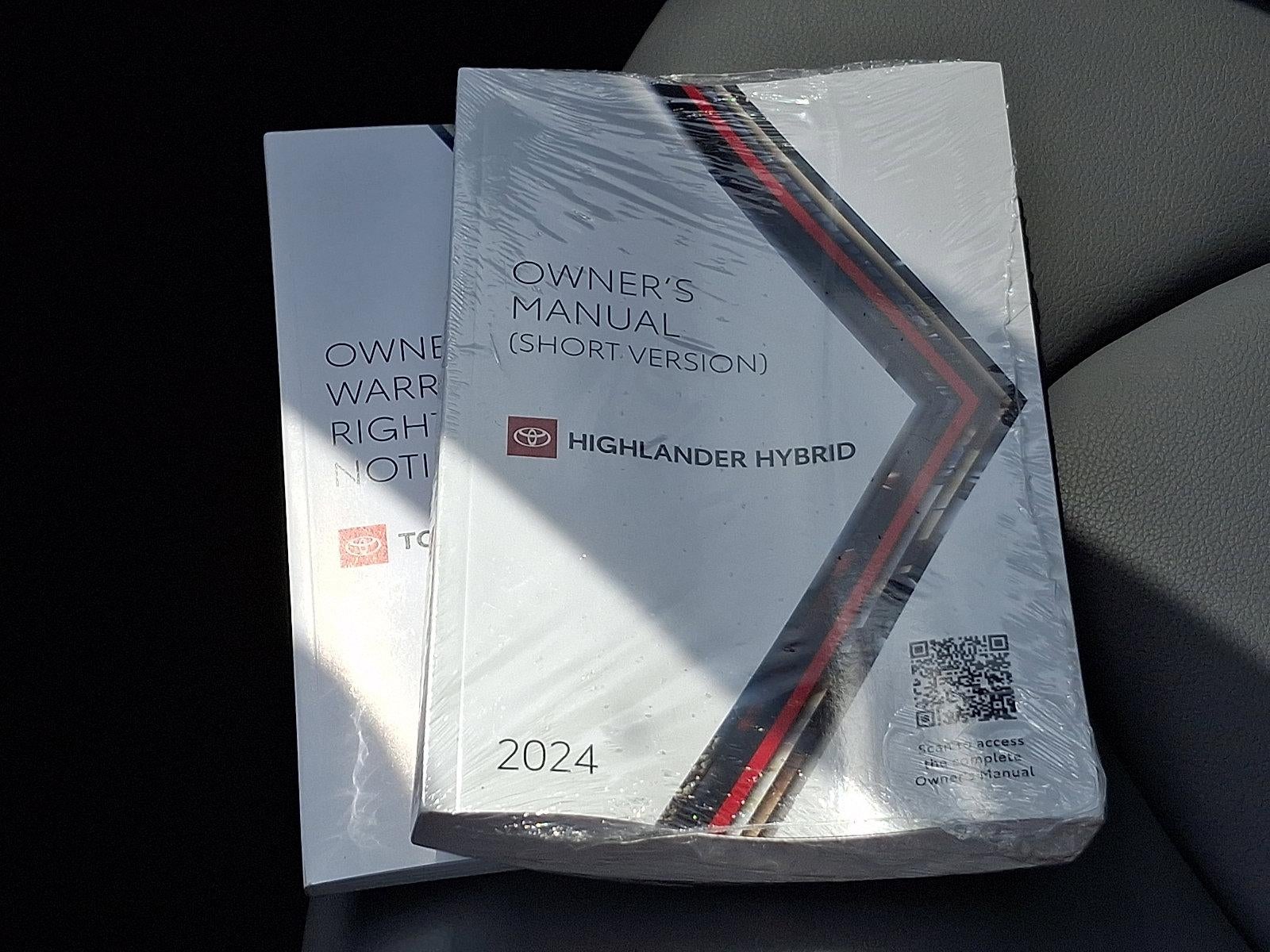 2024 Toyota Highlander Hybrid XLE AWD (Natl)