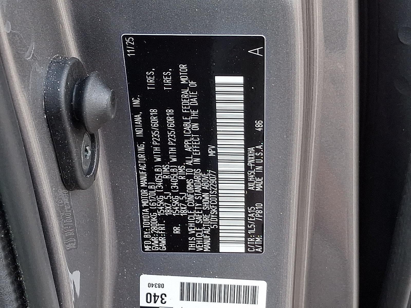 2026 Toyota Sienna XLE AWD 7-Passenger (Natl)