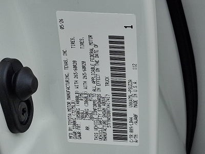 2026 Toyota Tundra 4WD 4WD 1794 Edition CrewMax 5.5' Bed (Natl)