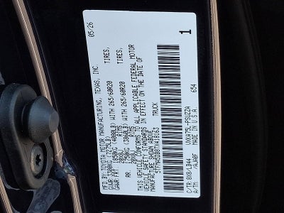 2026 Toyota Tundra 4WD 4WD 1794 Edition CrewMax 5.5' Bed (Natl)