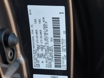2026 Toyota Tundra 4WD 4WD 1794 Edition CrewMax 6.5' Bed (Natl)