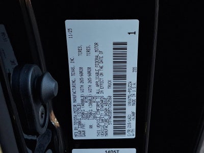 2026 Toyota Tundra 4WD 4WD Platinum CrewMax 5.5' Bed (Natl)