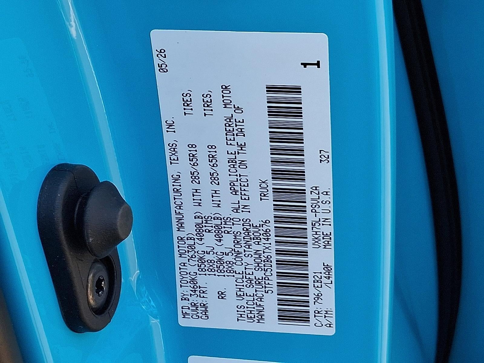 2026 Toyota Tundra 4WD 4WD TRD Pro Hybrid CrewMax 5.5' Bed (Natl)