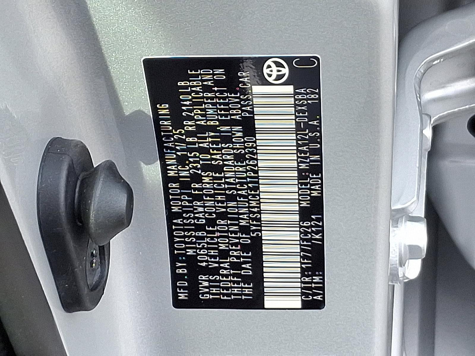 2026 Toyota Corolla SE CVT (Natl)