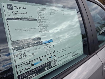 2026 Toyota Corolla SE CVT (Natl)
