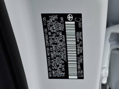 2026 Toyota Prius XLE (Natl)