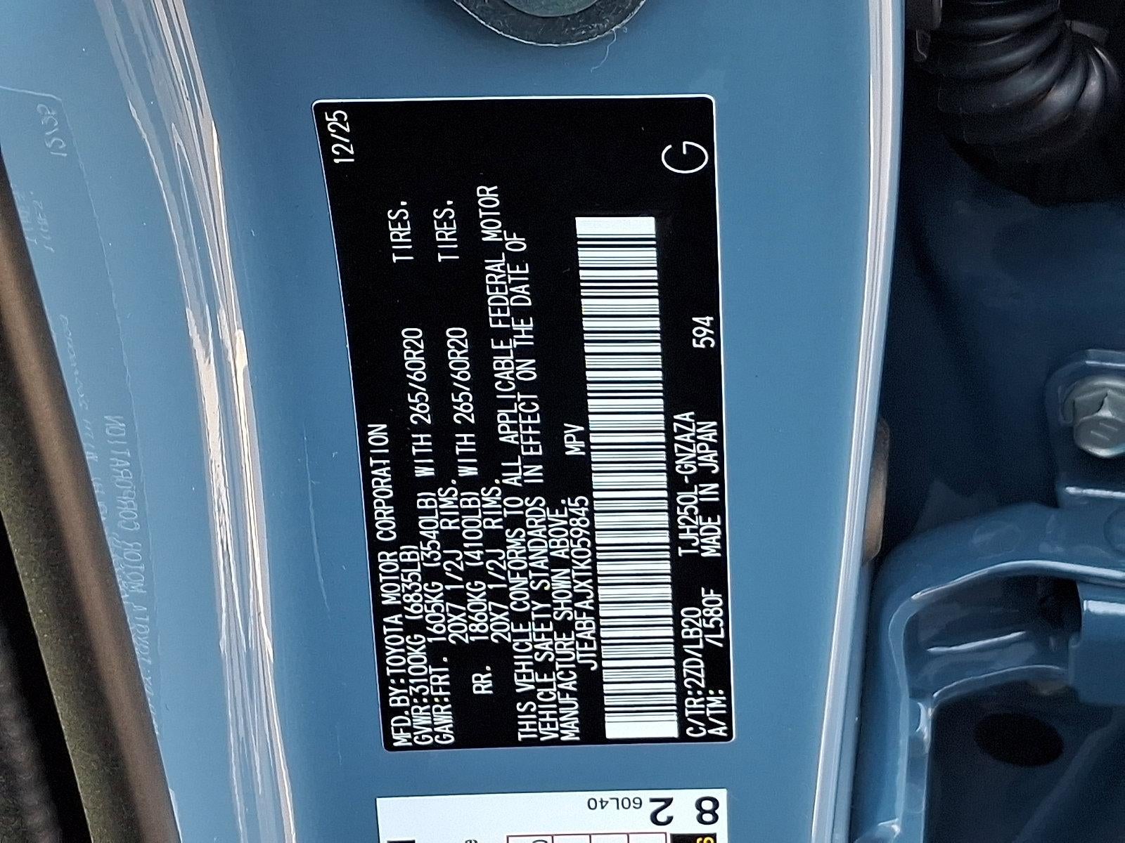 2026 Toyota Land Cruiser 4WD (Natl)