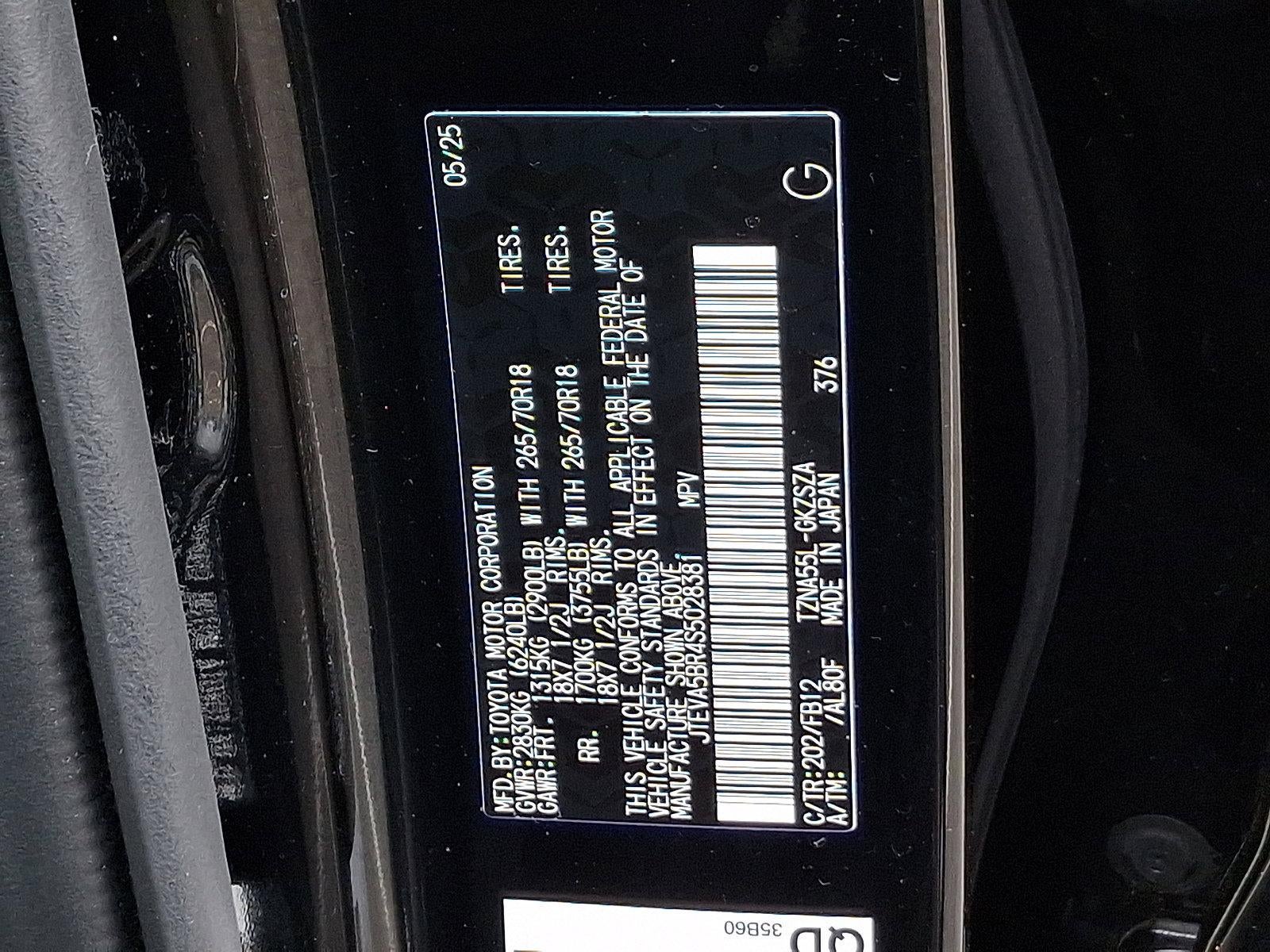 2025 Toyota 4Runner TRD Off Road 4WD (Natl)