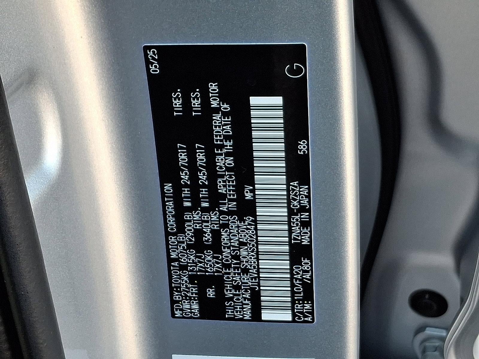 2025 Toyota 4Runner SR5 4WD (GS)