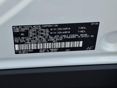 2026 Toyota bZ XLE Plus FWD (Natl)