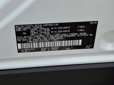2026 Toyota bZ XLE Plus FWD (Natl)