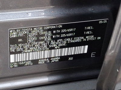 2025 Toyota RAV4 Hybrid XLE AWD (Natl)