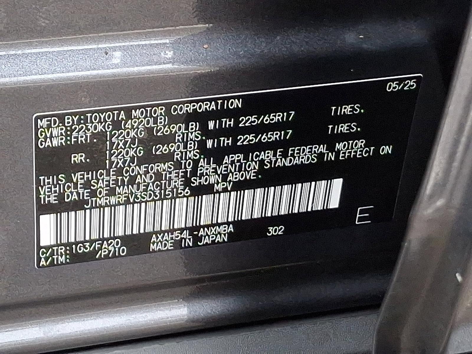 2025 Toyota RAV4 Hybrid XLE AWD (Natl)