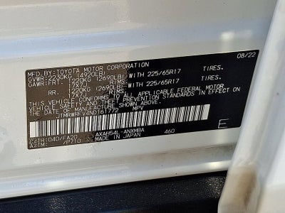 2022 Toyota RAV4 Hybrid XLE AWD (Natl)