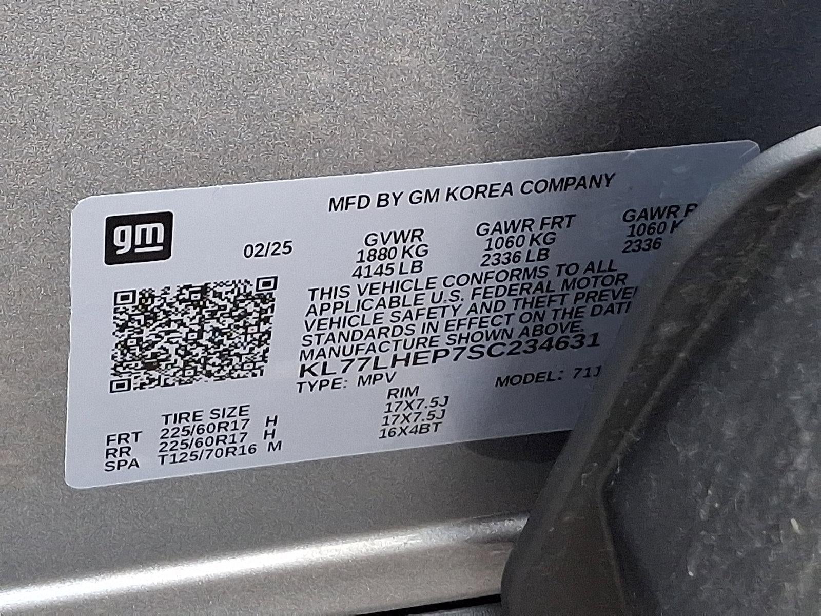 2025 Chevrolet Trax FWD 4dr LT